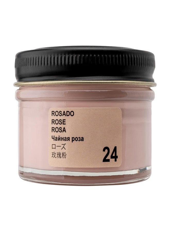 Tarrago Shoe Cream Professional Shoe Polish for Leather Boots, Shoes, Purse, Furniture Eco Friendly Leather Conditioner 1.7oz - Rose #24 - Image 2